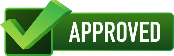 Approved stamp vector
